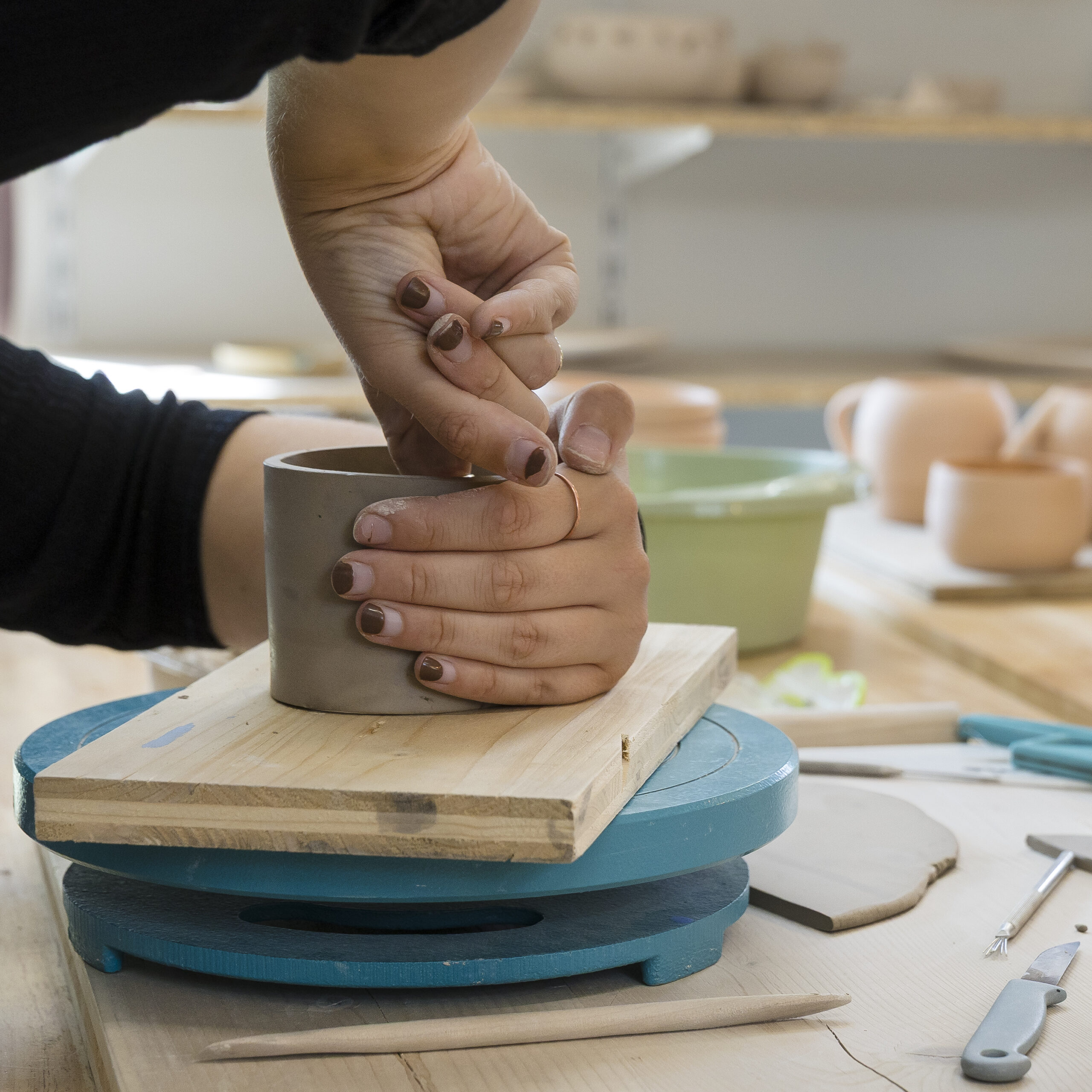 Atelier de céramique Kéramos à l'écoquartier des Vergers à Meyrin