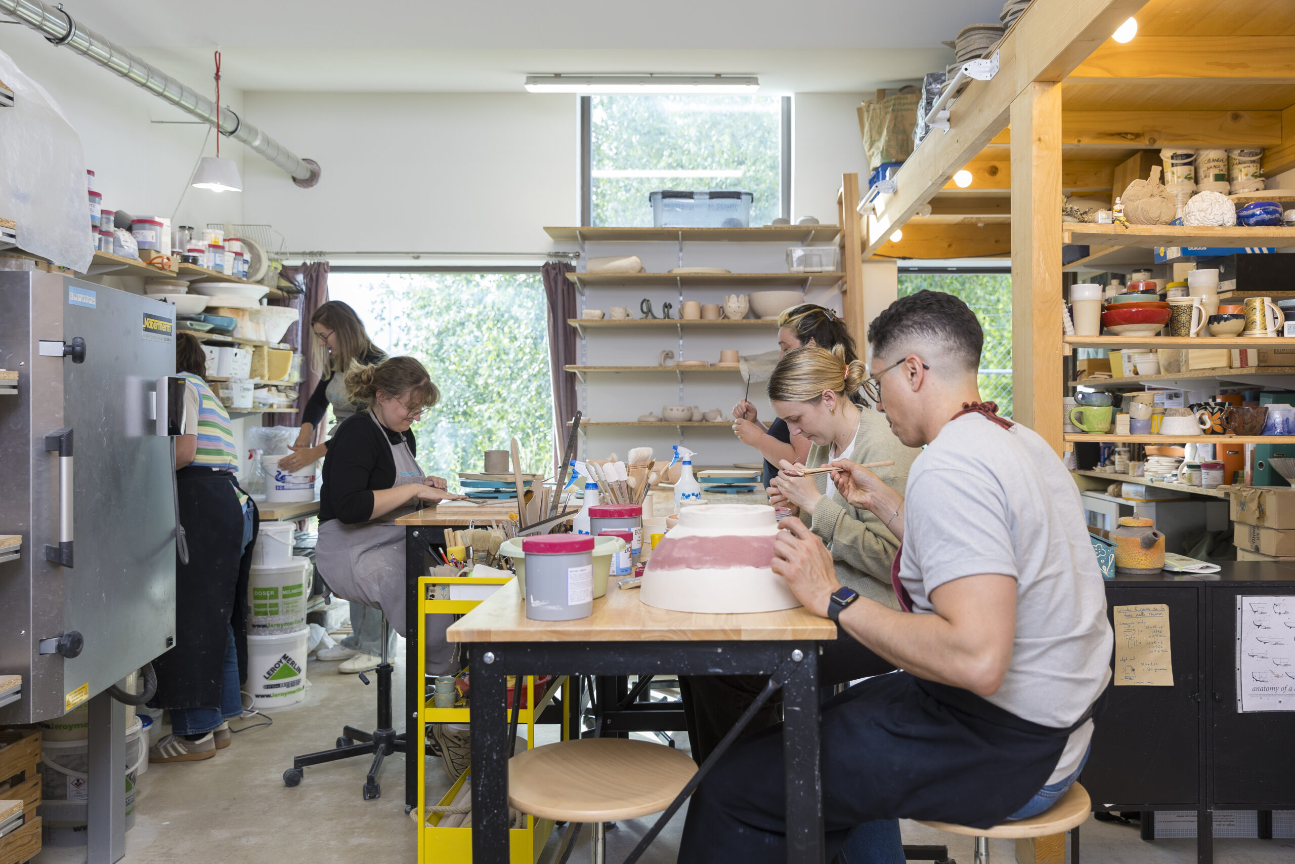 Atelier de céramique Kéramos à l'écoquartier des Vergers à Meyrin