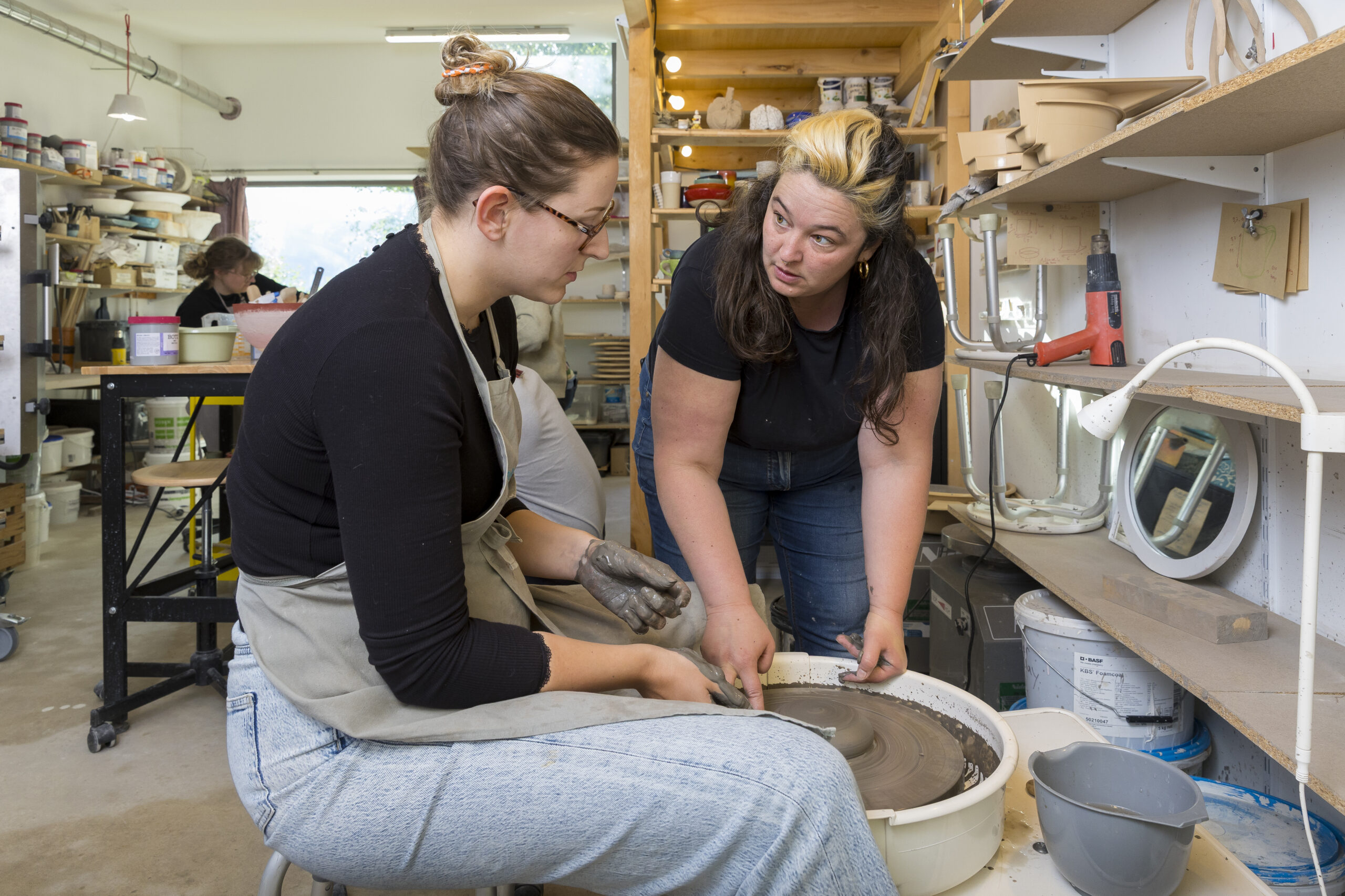 Atelier de céramique Kéramos à l'écoquartier des Vergers à Meyrin